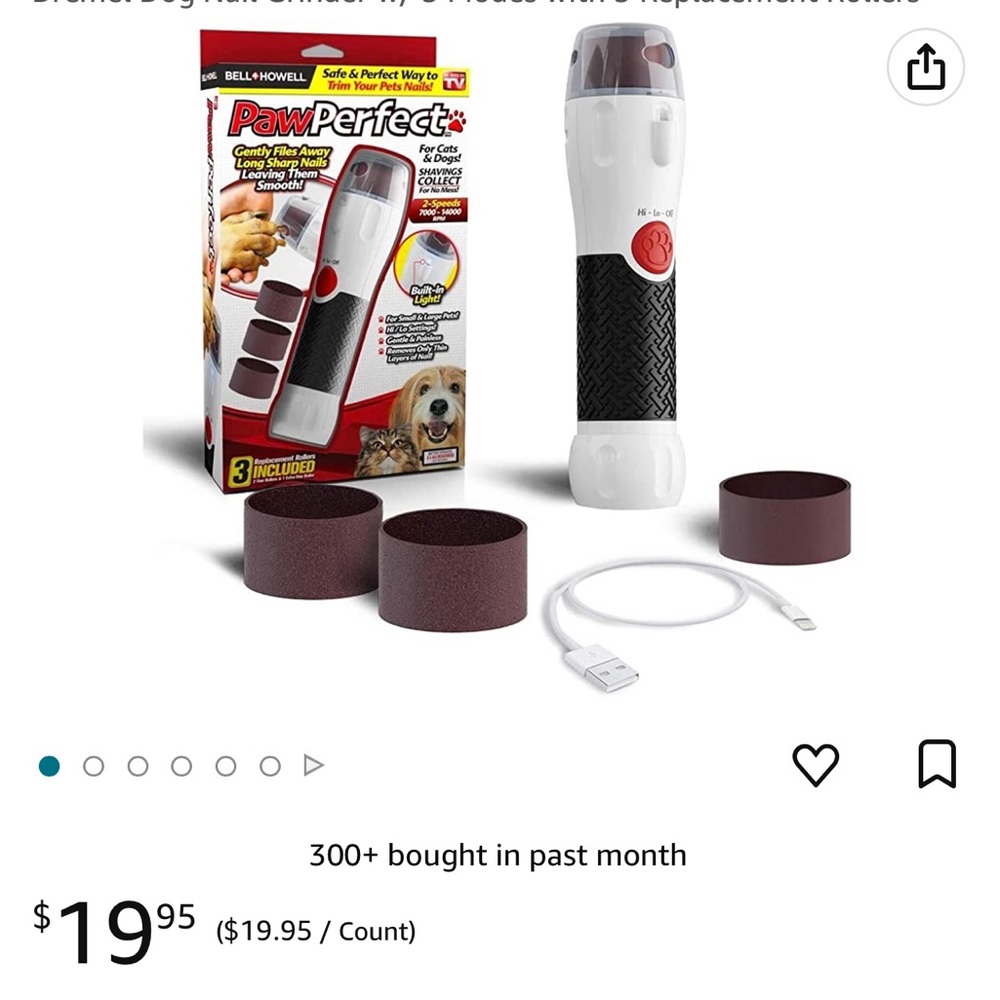 PAWPERFECT for dogs & cats nail trimmer / filer / NIP